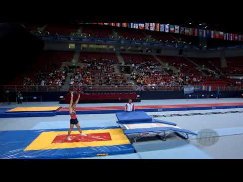 ODINTSOV Aleksandr (RUS) - 2017 Trampoline Worlds, Sofia (BUL) - Qualification Double Mini Routine