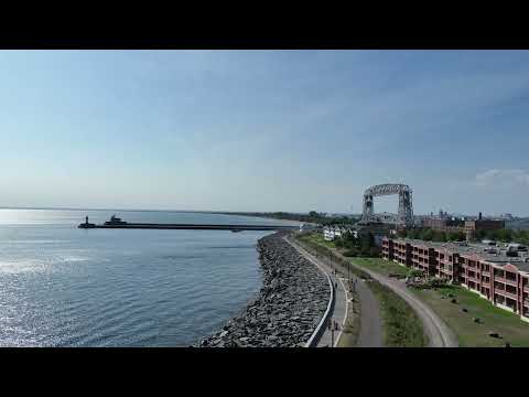 CANAL PARK DRONE FOOTAGE | SERIES ONE | DULUTH | MINNESOTA | #shorts | #shortvideo | #fyp | 4K