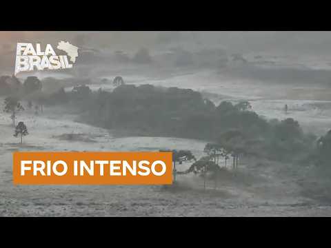 Frio persiste em Santa Catarina com temperaturas negativas