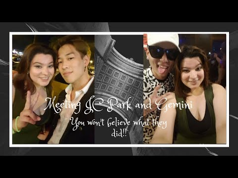 JC PARK SERENADES LUCKY FAN!! AND GEMINI SAID WHAT????
