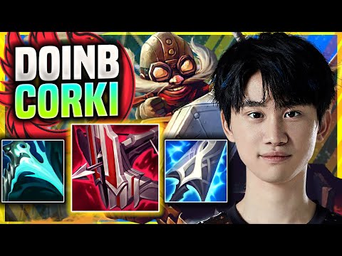 DOINB PERFECT GAME WITH CORKI! - FPX DoinB Plays Corki Mid vs Azir! | Season 11