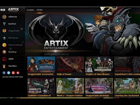 Artix Entertainments new Game Launcher. Ver .001 | How is it?