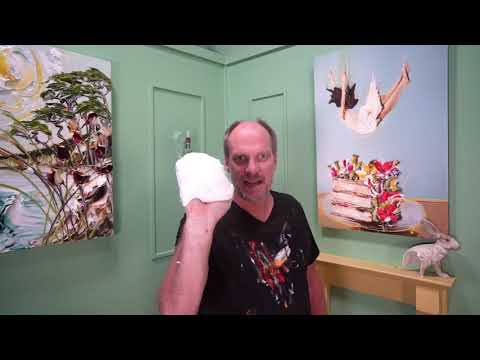 Acrylic painting palette knife techniques