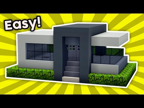 RainbowGamerPE - Minecraft : How To Build a Easy Small Modern House [#3] (PC/XboxOne/PS4/PE/Xbox360/PS3)
