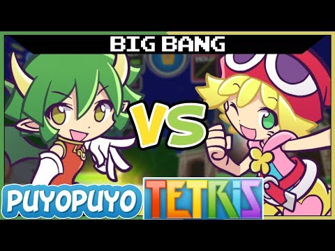 BIG BANG ATTACK! VS MUNCHY! Puyo Puyo Tetris - DarkLightBros