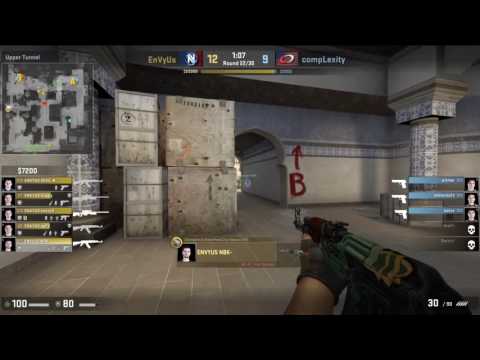 Devil FLYING knife kill | EnvyUs vs Complexity | ELEAGUE Season 1 - Group F