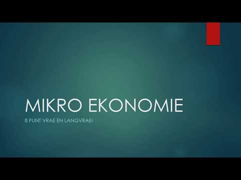 EKONOMIE GRAAD 10: 8 Mei 2020 - periode 5 (08105)