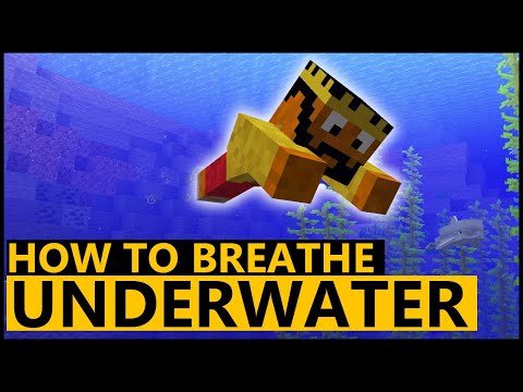 How To BREATHE UNDERWATER In Minecraft