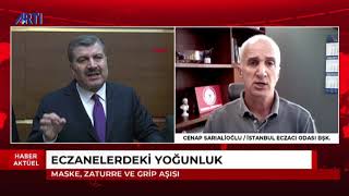 Coronavirus salgınında Eczacıların son durumunu İstanbul Eczacı Odası Bşk. Cenap