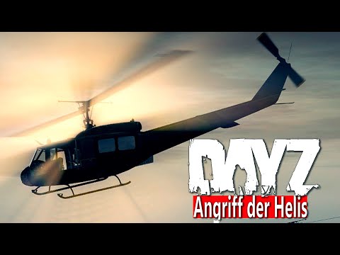 HELICOPTER ATTACK with ROCKET LAUNCHER at PLAYER BASE - CONFLICT at HELI CRASH SIDE - DAYZ
