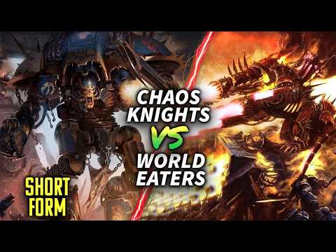 Chaos Knights vs World Eaters RBF79 #warhammer40k  #battlereport