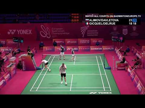 Match Point - Alimov / Davletova vs Gicquel / Delrue - XD QF #EBC21​