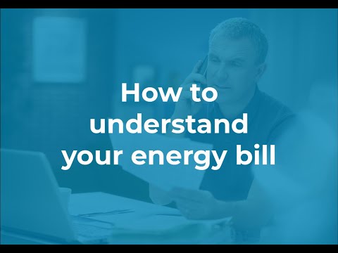 How to understand your energy bill