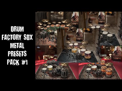 Superior Drummer 3 Drum Factory SDX Metal Presets Pack #1 (5 presets)