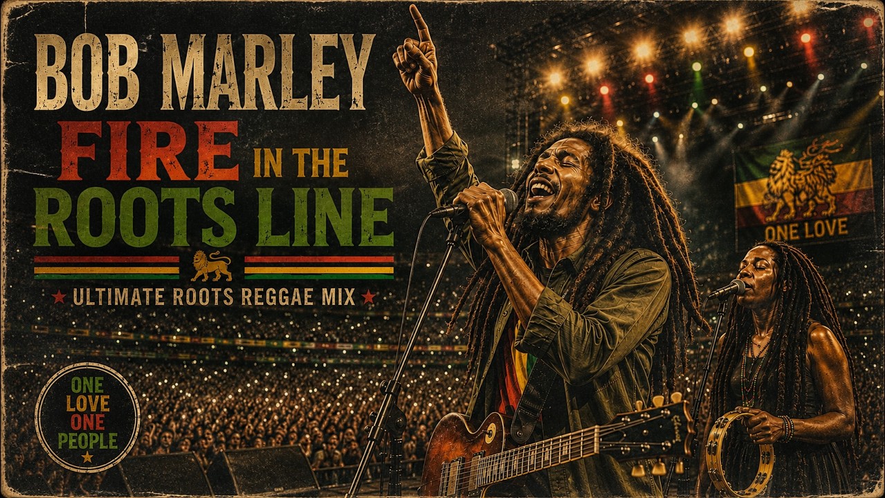 Bob Marley (1970s) Inspired | Fire in the Rootsline | Ultimate Roots Reggae Mix