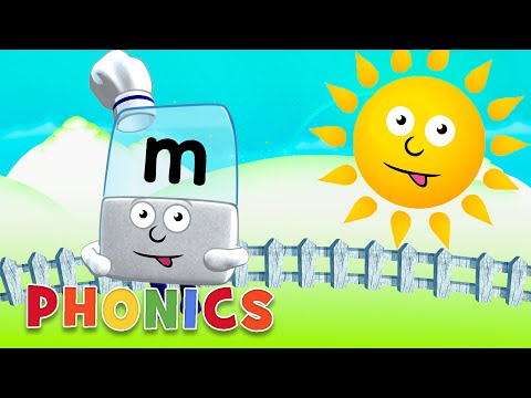 アルファブロック - 夏のM!?| フォニックス｜フォニックス｜読み方を学ぶ｜サマーマジック (Alphablocks - M for Summer! ? | Phonics | Learn to Read | Summer Magic)