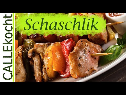 Saftiges Schaschlik selber machen - Omas Rezept wie vom Jahrmarkt