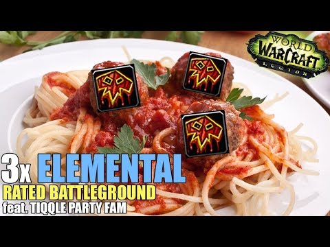 ⚡ 3x ELE SHAM Rated BG - ELEMENTAL SHAMAN PVP (WoW Legion 7.3.5)