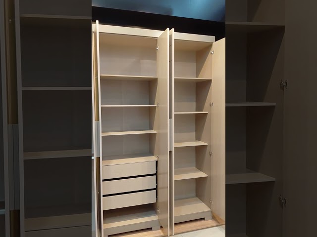 Guarda-Roupa Casal Flora 6 Portas 3 Gavetas Duna/Cristal - Henn