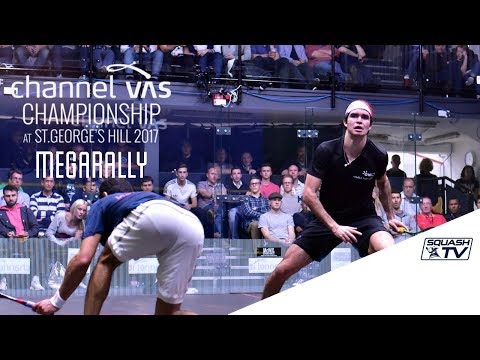 "Oh he's lost his racket!" MegaRally - Momen v Elias - Channel VAS Champs 2017