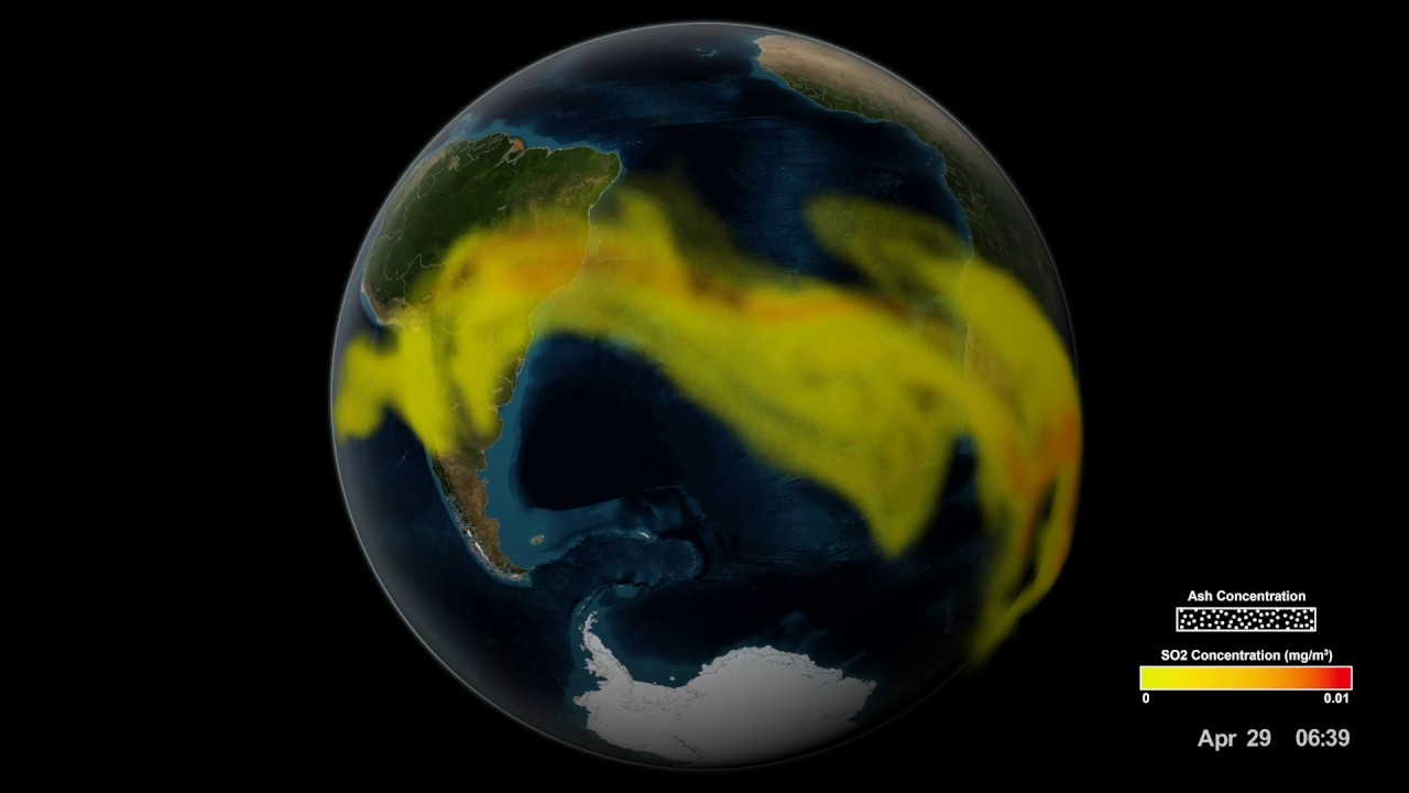 Tracking Volcanic Ash With Satellites