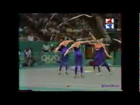 GERMANY 3 balls 2 ribbons - 1996 Atlanta Olympics prelims