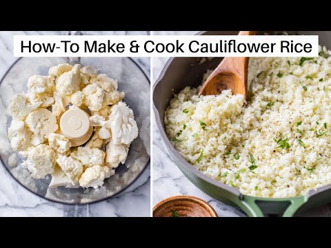 HOW TO MAKE CAULIFLOWER RICE (3 WAYS!)