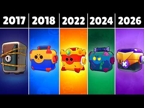 Box Evolution 2017 - 2026 in Brawl Stars