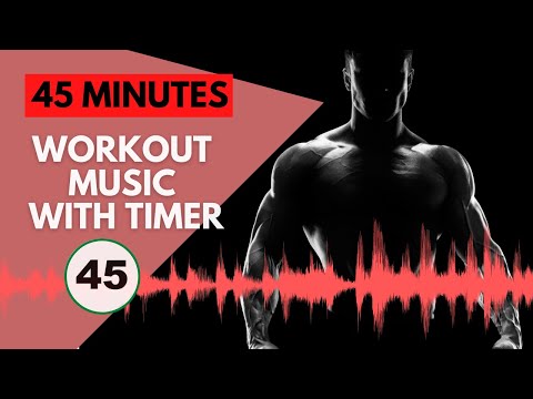 45 minutes workout music with timer [30/10] | HIIT workout music with timer | now to fitness
