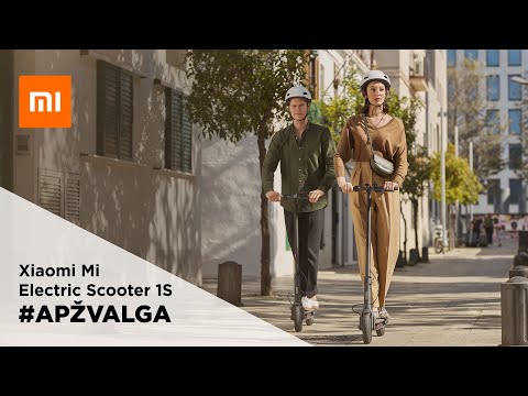 Elektrinis paspirtukas Xiaomi Mi Electric Scooter 1S (2020 m. modelis) video