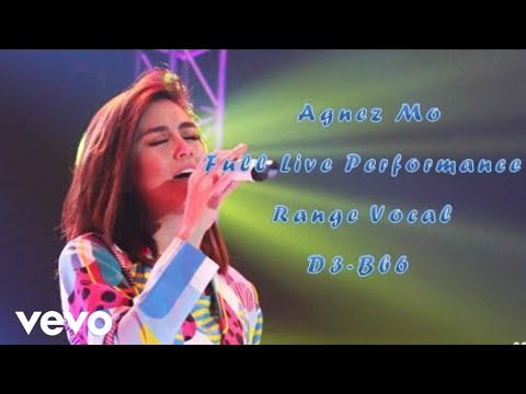 AGNEZ MO VOCAL RANGE || Live Performance || Range Vocal 4 Octave (B2-D6-Bb6-B6)