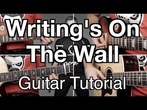 ► Writing's On The Wall ★ GUITAR LESSON ★ Sam Smith (FREE TAB)