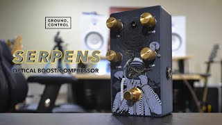 Video thumbnail for Ground Control Audio - Serpens | How can an optical boost and compressor strengthen guitar tone? by Sean Gibson