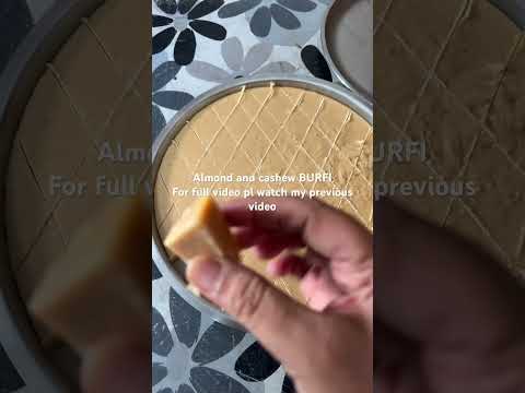 #sumithra’s kitchen# Almond cashew BURFI #