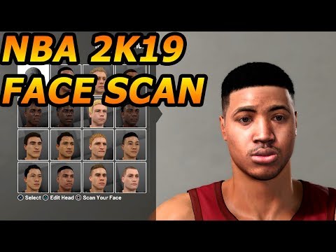 NBA 2k19 FACE SCAN