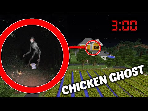 La Cave Gaming -  I FIND CHICKEN GHOST AT 3:00 AM ON MINECRAFT!  😨