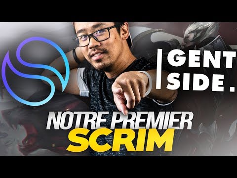 NOTRE PREMIER SCRIM AVEC LUNARY VS GENTSIDE !