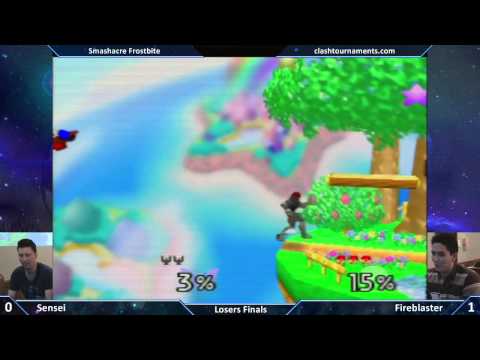 Smashacre Frostbite - Sensei vs Fireblaster - Losers Finals - Smash 64