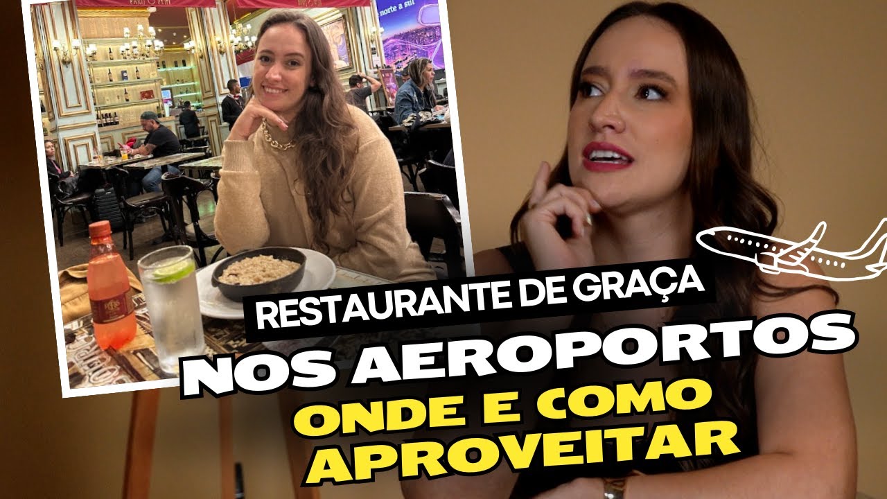 Comer de GRAÇA nos Aeroportos: Descubra os MELHORES RESTAURANTES Sem Gastar Nada!