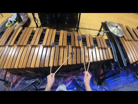 Ravenwood HS Winter Drumline 2023 Marimba Headcam