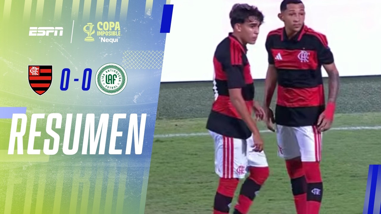 VALLAS INVICTAS ENTRE EL FLA Y EL COMBINADO DE ANTIOQUIA | Flamengo 0-0 S. Antioquia | RESUMEN