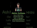 Ashton Guilbeau 2023 weeks 1-5 Highlights Jr Year