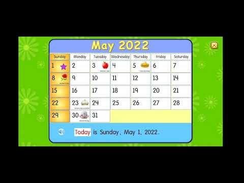 Starfall Calendar May 2022.