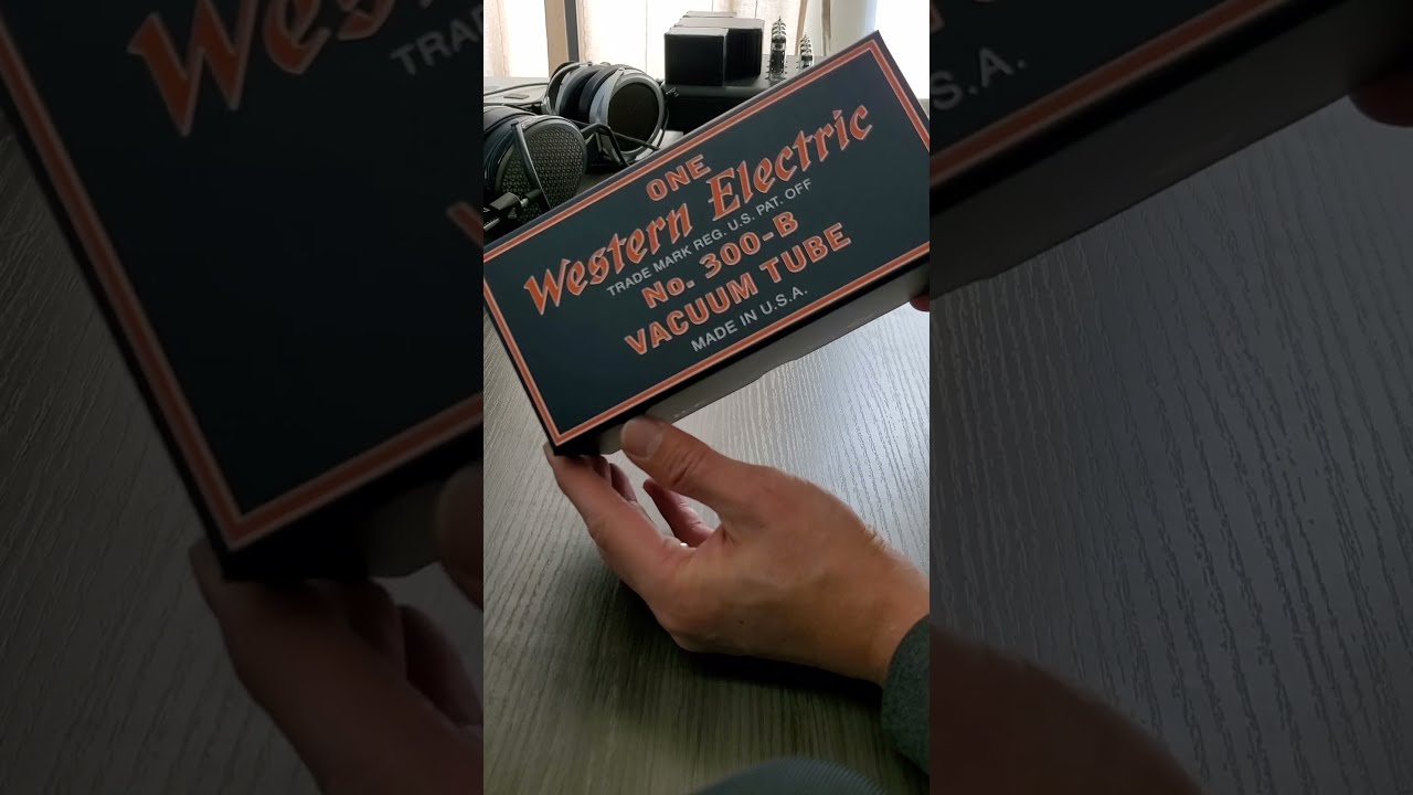 Legendary Western Electric WE300B Vacuum Tubes