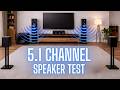 5 1 Speaker Surround Sound Test Real Dolby Home Theater Speaker Demo