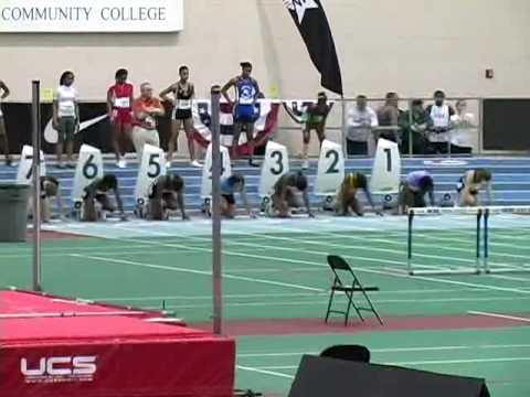 IAMSPORT 2009 Nike Indoor Nationals Girls 60m hurdles semi 1