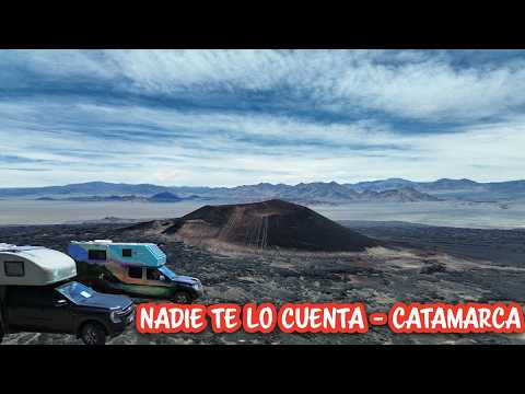 Catamarca OCULTA 🌋🔥: La Ruta que lleva a PIEDRA POMEZ Solos en MOTORHOME 🚐✨