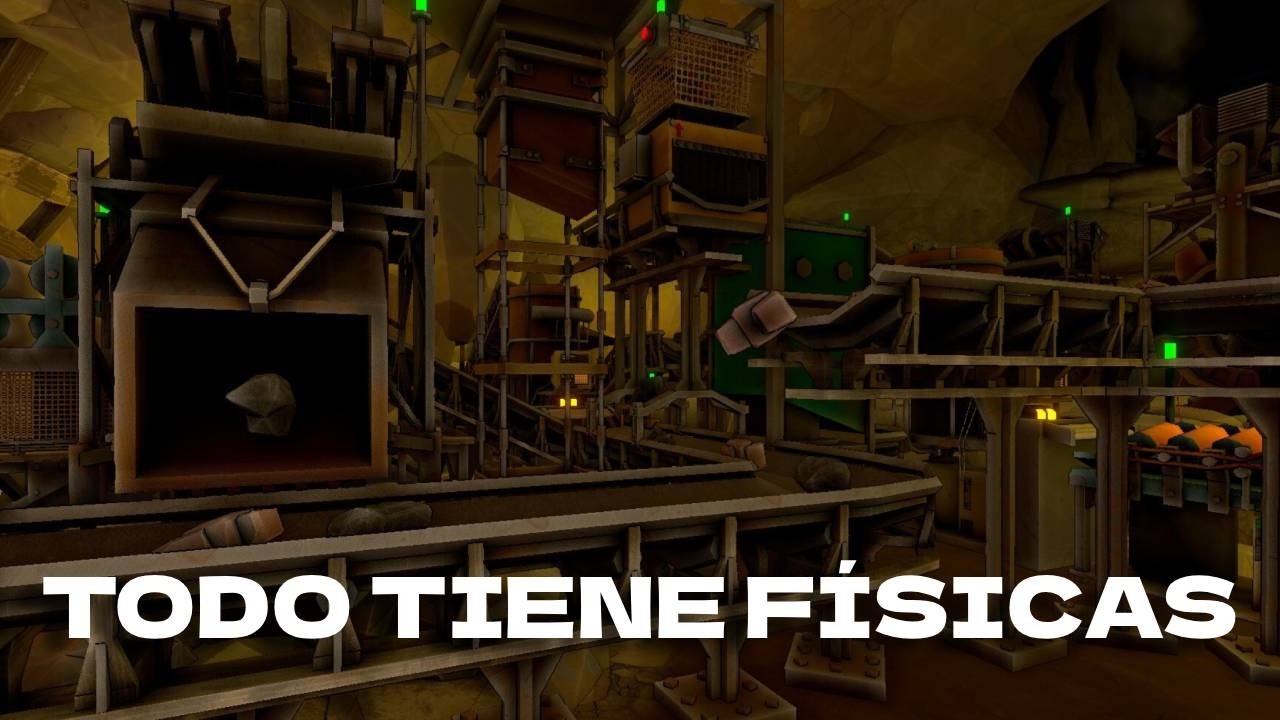 Un juego de fábricas donde todo tiene físicas - MINEMOGUL