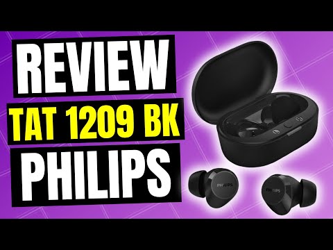 PHILIPS Over The Ear Earbuds, Flexible Wrap Around Earbuds, Around Ear Headphones with Mic Behind The Ear Headphones, Perfect for Sports, Running, Exercise, Gym (Black) video review thumbnail