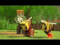 Squared Media Bees Fight BLOOPERS Alex And Steve Life Minecraft Animation